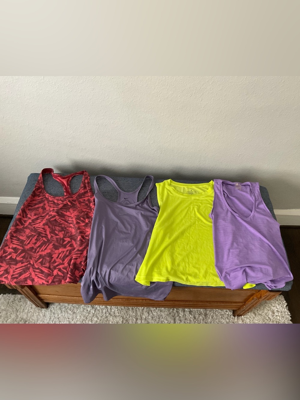 4 Activewear Tank Tops in size medium - Lululemon, Nike